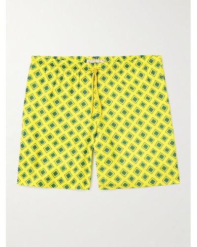 SMR Days Porto Printed Shell Swim Shorts - Yellow