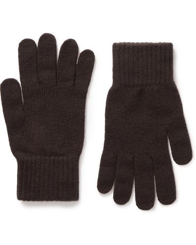 Anderson & Sheppard Cashmere Gloves - Black