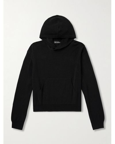 Our Legacy Cotton-blend Hoodie - Black