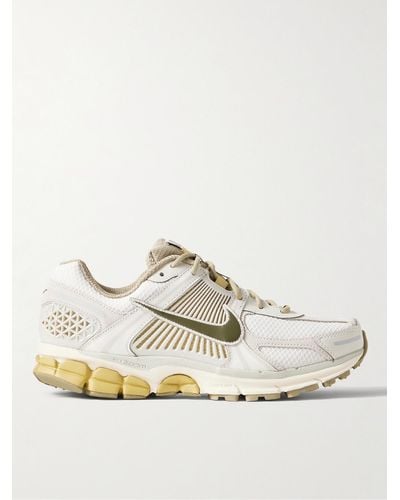 Nike Zoom Vomero 5 Leather And Rubber-trimmed Mesh Trainers - White