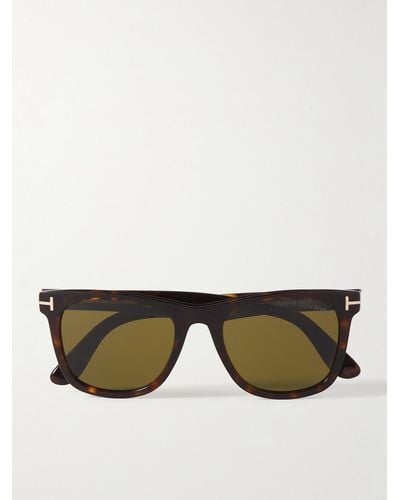 Tom Ford Kevyn Square-frame Tortoiseshell Acetate Sunglasses - Multicolour