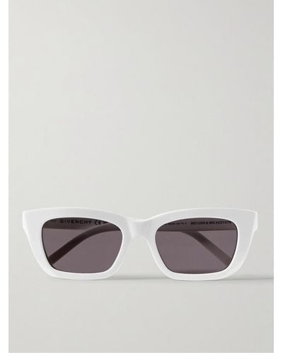 Givenchy Sonnenbrille mit D-Rahmen aus Azetat - Weiß