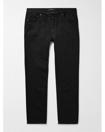 Saint Laurent Jeans mit geradem Bein - Schwarz