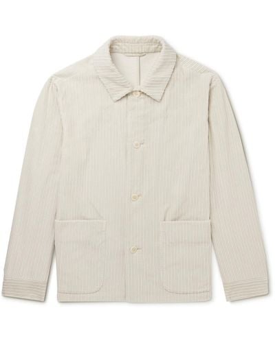 Zegna Cotton And Cashmere-blend Corduroy Jacket - Multicolor