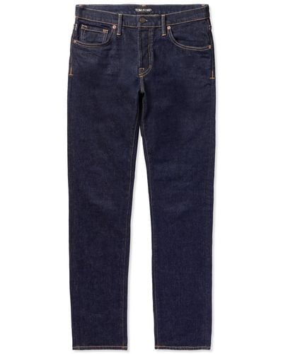 Tom Ford Slim-fit Tapered Jeans - Blue