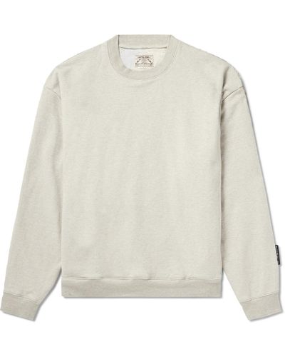 Kapital Patchwork Cotton-blend Jersey Sweatshirt - White