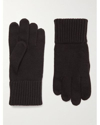 Loro Piana Baby Cashmere Gloves - Brown