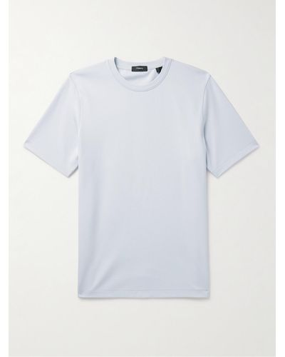 Theory Ryder T-Shirt aus Stretch-Jersey - Weiß