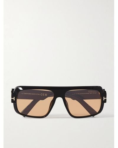 Tom Ford Turner Square-frame Acetate Sunglasses - Black
