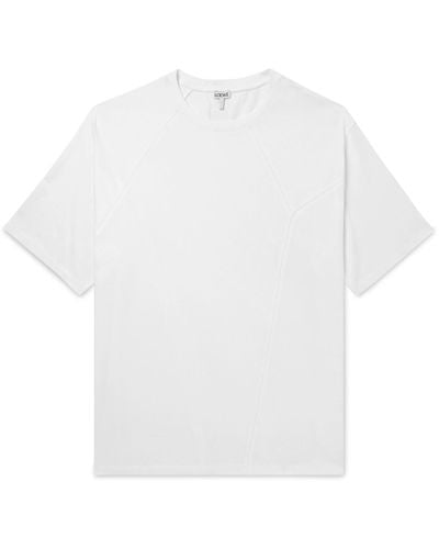 Loewe Puzzle Cotton-jersey T-shirt - White