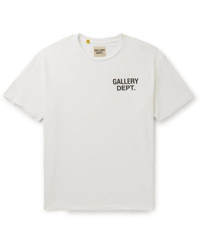 GALLERY DEPT. Logo-print Cotton-jersey T-shirt - White