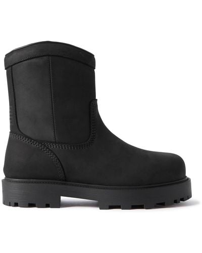 Givenchy Storm Nubuck Boots - Black