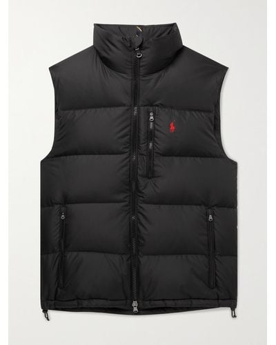 Polo Ralph Lauren Quilted Recycled Ripstop Down Gilet - Black