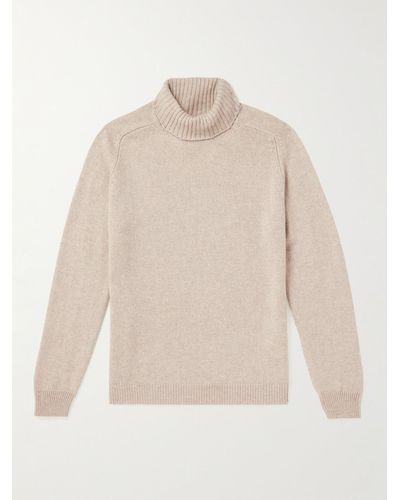 Boglioli Cashmere Rollneck Sweater - Natural