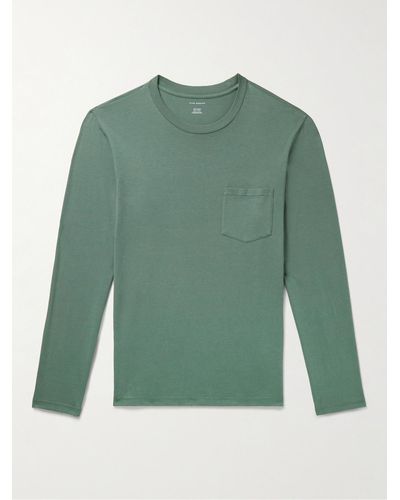 Club Monaco Williams Cotton-jersey T-shirt - Green