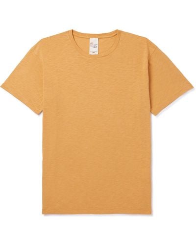 Nudie Jeans Roffe Cotton-jersey T-shirt - Orange