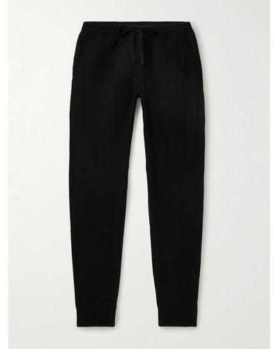 Tom Ford Tapered Cashmere Sweatpants - Black