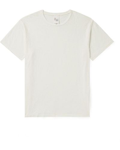 Nudie Jeans Roffe Cotton-jersey T-shirt - White