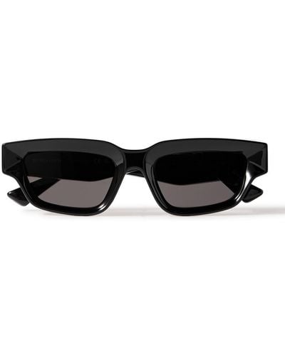 Bottega Veneta D-frame Acetate Sunglasses - Black