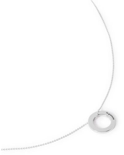 Le Gramme Le 2.5 Sterling Silver Necklace - White