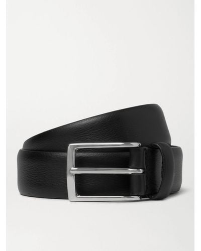 Anderson's 3cm Black Leather Belt