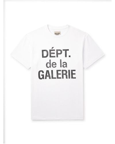 GALLERY DEPT. Logo-print Cotton-jersey T-shirt - White