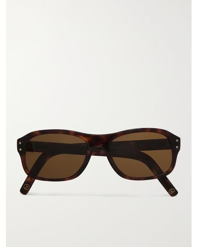 Kingsman Cutler And Gross Square-frame Acetate Optical Sunglasses - Black