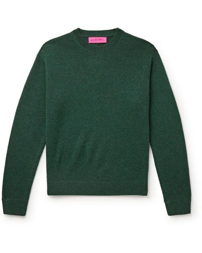 The Elder Statesman Cashmere Sweater - Green