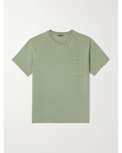 Barena Giro Cotton-jersey T-shirt - Green