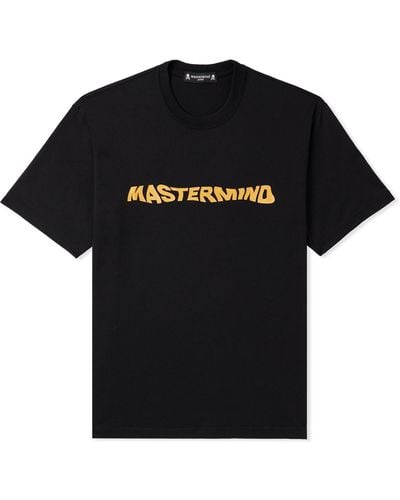MASTERMIND WORLD Logo-print Cotton-jersey T-shirt - Black