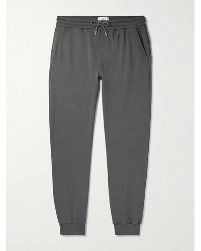 MR P. Tapered Cotton-jersey Joggers - Grey