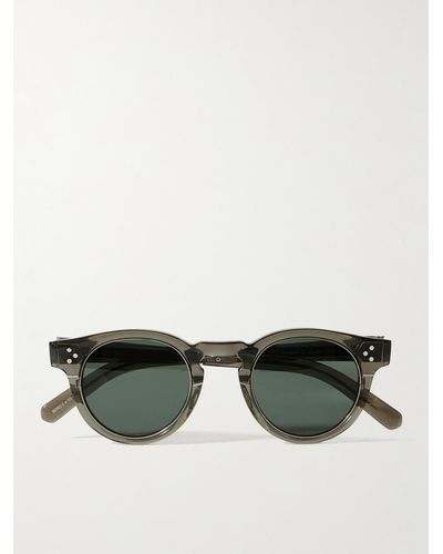 Mr. Leight Marmont II Sonnenbrille mit rundem Rahmen aus Azetat - Grün