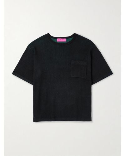 The Elder Statesman T-Shirt aus einer Baumwollmischung - Schwarz