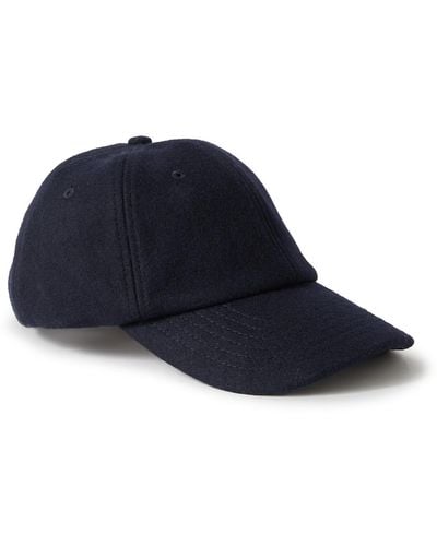 NN07 Dad 9120 Wool-blend Baseball Cap - Blue