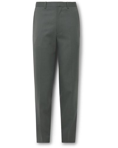 Theory Lucas Ossendrijver Slim-fit Virgin Wool-blend Twill Suit Pants - Gray