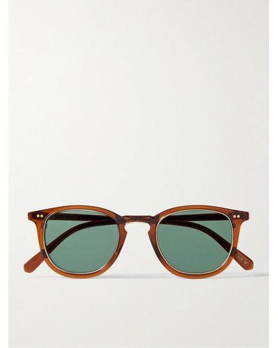 Mr. Leight Cooper S Round-frame Acetate Sunglasses - Green