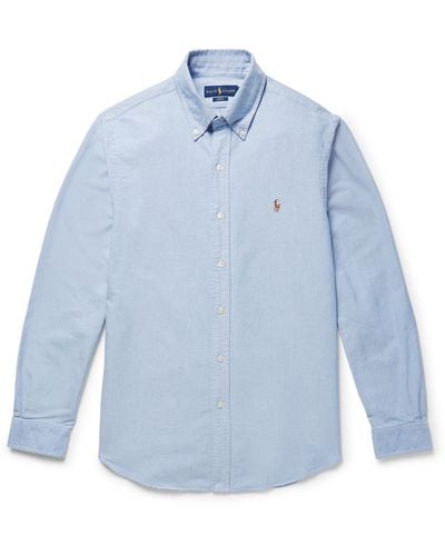 Polo Ralph Lauren Slim-fit Cotton Oxford Shirt - Blue