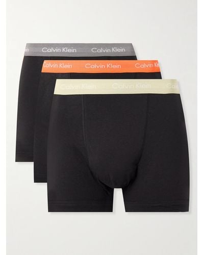 Calvin Klein Set aus drei Retropants aus Stretch-Baumwolle - Grau