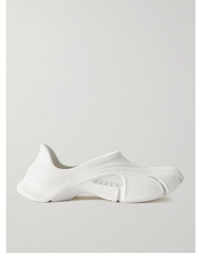 Balenciaga Mould Closed Rubber Sandals - White
