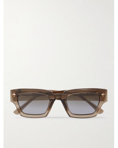Ahlem Magenta Square-frame Acetate Sunglasses - Brown