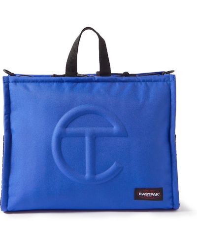 Eastpak Telfar Medium Canvas Tote Bag - Blue