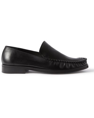 Séfr Mantra Leather Loafers - Black