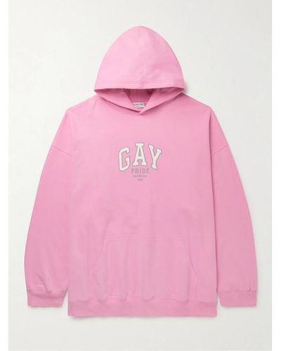 Felpa balenciaga hotsell nera e rosa