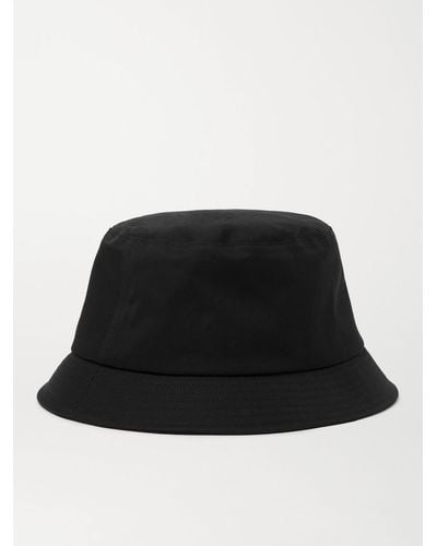 Nanamica Embroidered Gore-tex® Bucket Hat - Black