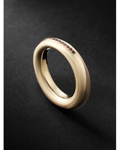 Lauren Rubinski Gold Ruby Ring - Black