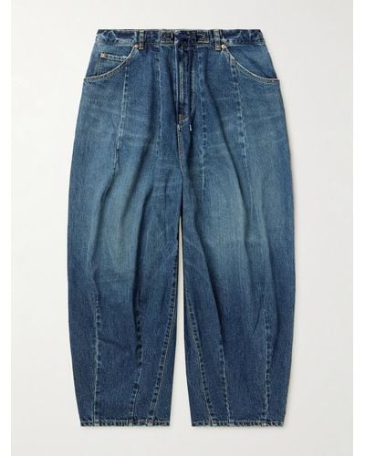 Needles Jeans a gamba larga - Blu