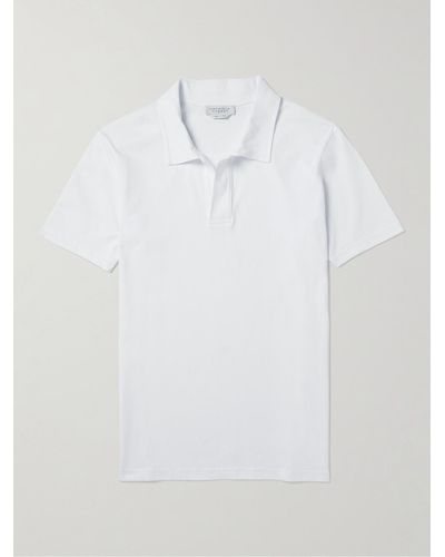 Gabriela Hearst Cotton-jersey Polo Shirt - White