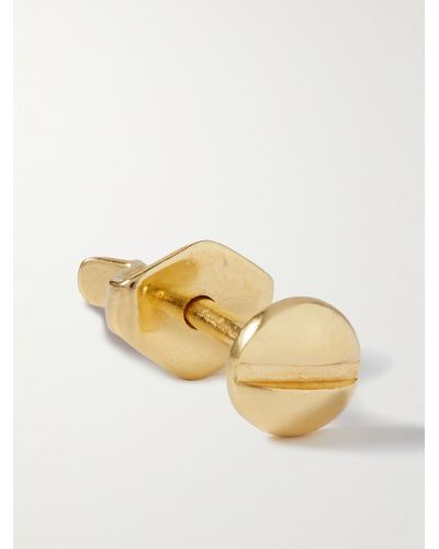 Miansai Nuts And Bolts Gold Single Earring - Metallic