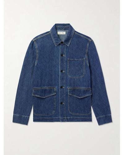 Alex Mill Denim Shirt Jacket - Blue