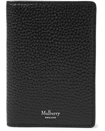 Mulberry Full-grain Leather Billfold Cardholder - Black